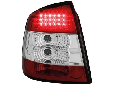 Taillights Opel Astra G LED Red/White
