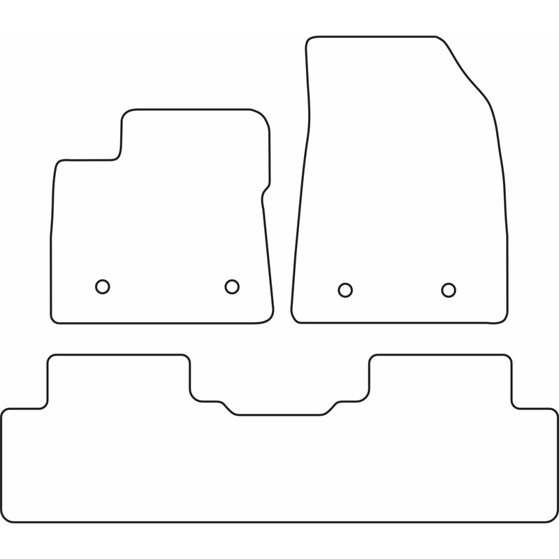 Set car mats  MG 5 (EV) SW 2020-