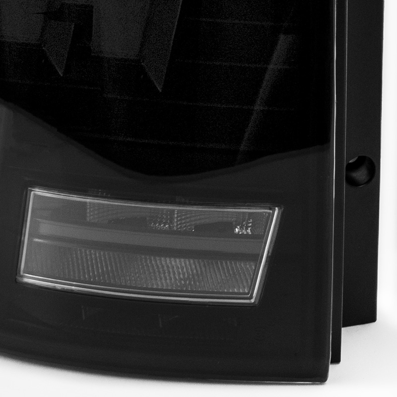 Set LED Tail Lights  Volkswagen Transporter T6 2015-2020 (with hatch) - Black - incl. Dynamic Running Light