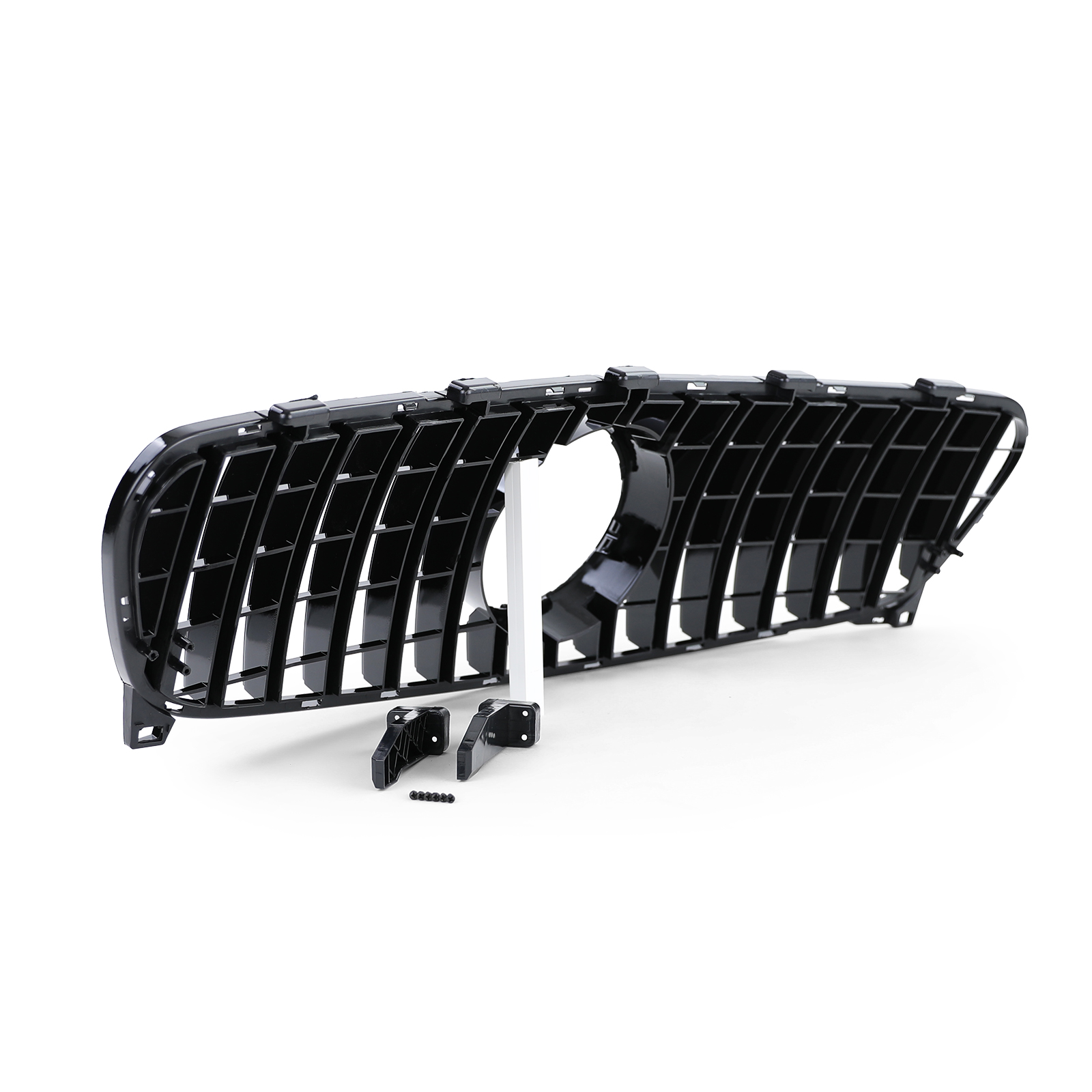Grill passend voor Mercedes GLA X156 2017-.. GT Glans Zwart