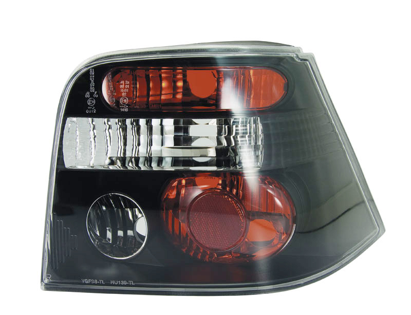 Set Tail Lights  Volkswagen Golf IV 1998-2003 excl. Variant - Black/Smoke