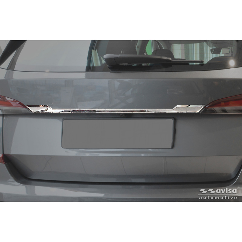 Avisa Chrome Stainless Steel Trunk Tailgate Trim Cover  Skoda Kamiq (NW4) 2019-2024 & Facelift 2024-