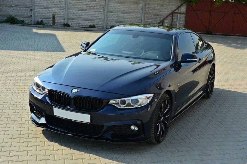 Voorspoiler passend voor BMW 4 Serie F32 M-Pack Gloss Black