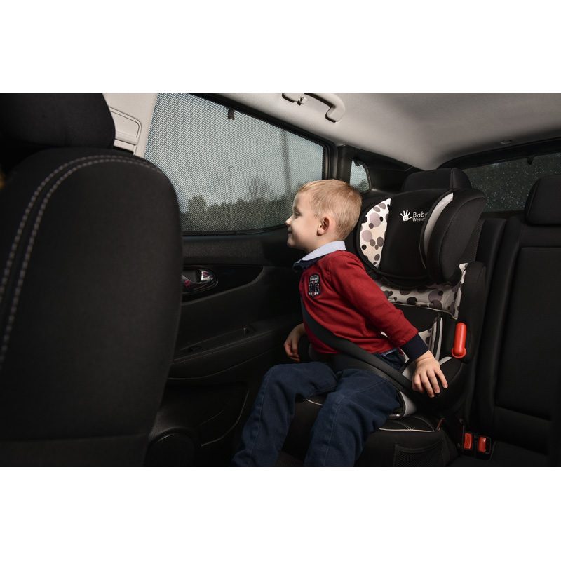 Set Car Shades (rear side doors)  Nissan Navara (double cab) 2013- (2-pieces)