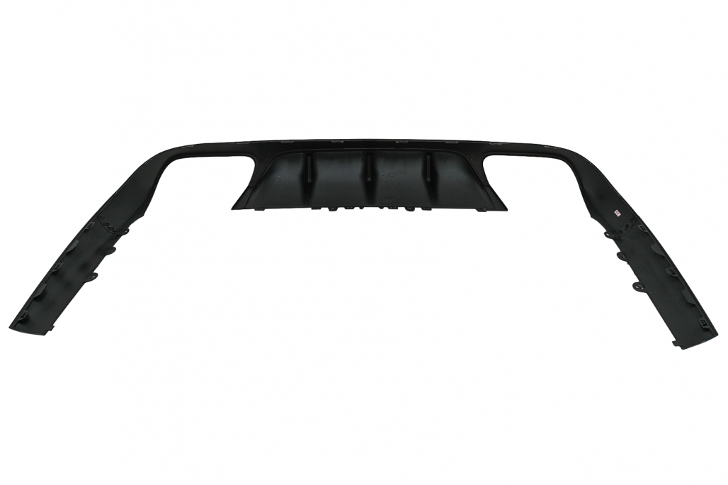 Diffuser passend voor Mercedes E-Class C238 Coupe Cabrio (2016-..)  E63 Look Piano Black
