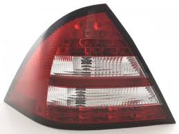 Tail Lights for Mercedes C-Class W203 LED Red/Clear New
