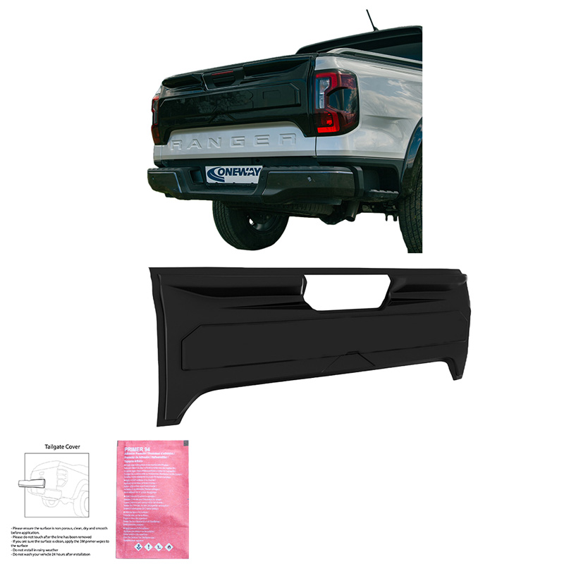 Tailgate Cover  Ford Ranger T9 2022- - Matt black