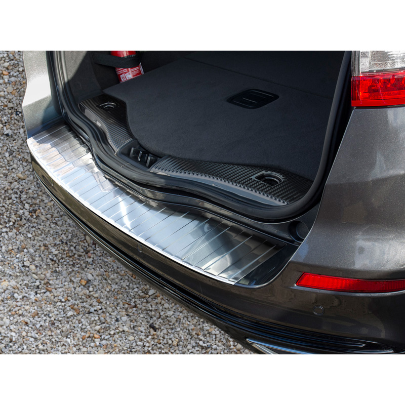 Stainless Steel Rear bumper protector  Ford Mondeo V Wagon 2014- & Facelift 2019- 'Ribs'