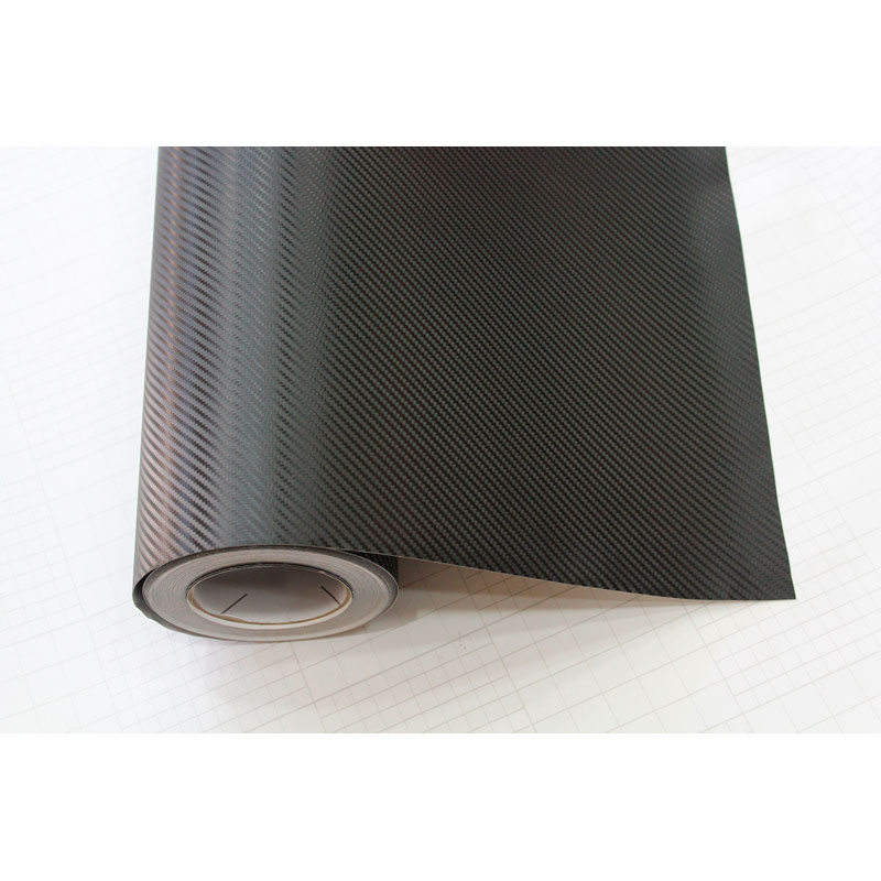Roll 3D Carbon fiber Film 152x3000cm Black, auto-adhesive
