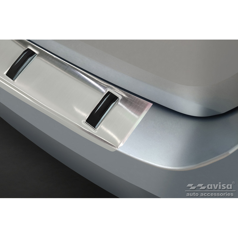 Stainless Steel Rear bumper protector  Skoda Fabia III Combi 2014-2018 'STRONG EDITION'