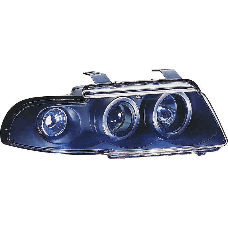 Set Headlights  Audi A4 B5 1995-1998 - Black - incl. Indicators & Halos