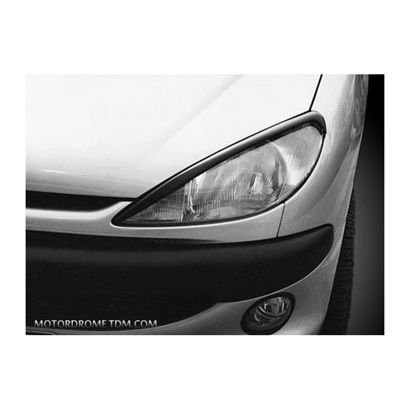 Head Light Spoilers  Peugeot 206 (ABS)