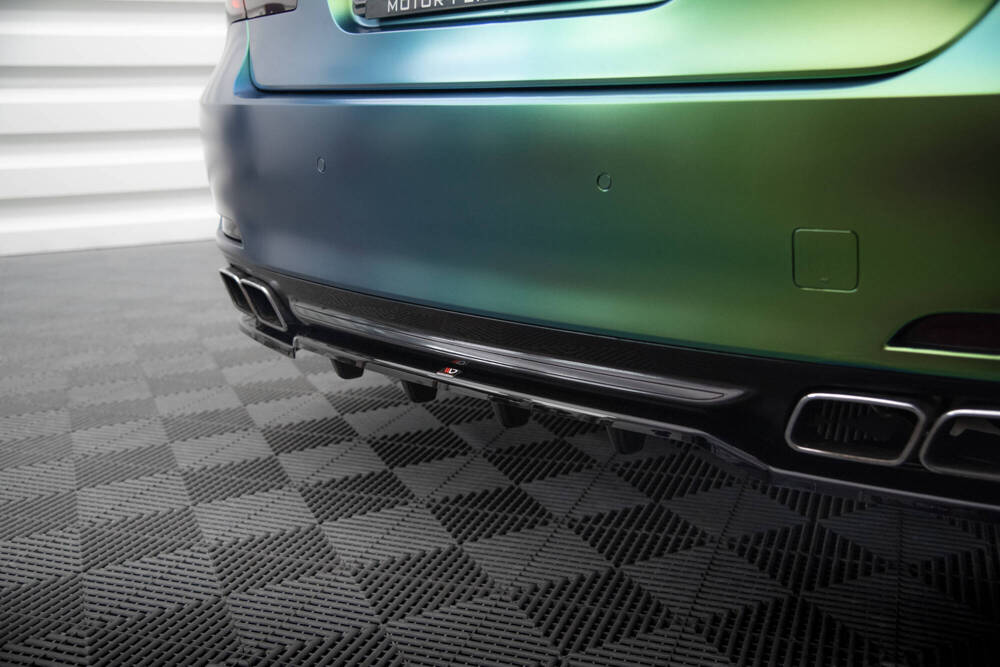 Diffuser passend voor BMW 7 Serie F01 Maxton Glans Zwart