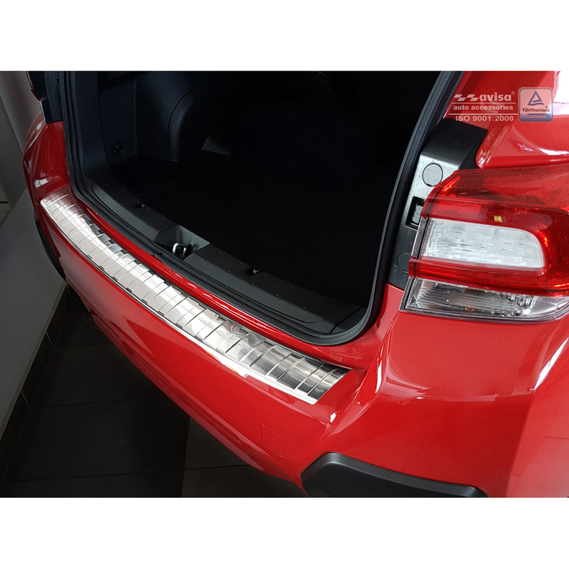 Stainless Steel Rear bumper protector  Subaru XV II 2017- 'Ribs'