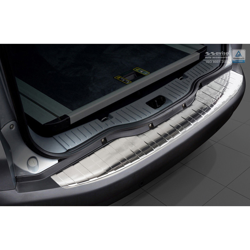 Stainless Steel Rear bumper protector  Ford S-Max 2006-2015 'Ribs'