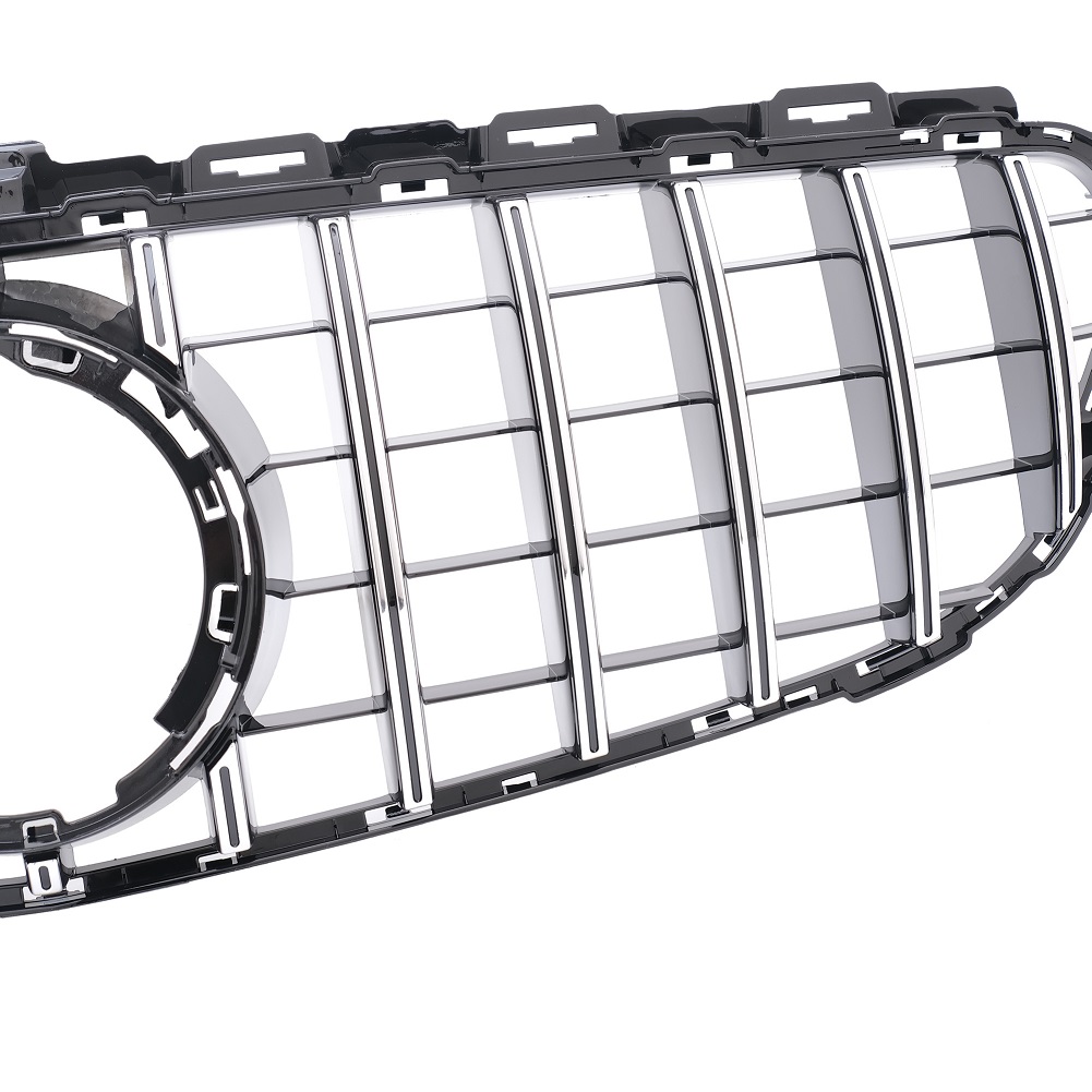Grill passend voor Mercedes W205 Facelift 18-.. Zwart Chroom GT Look
