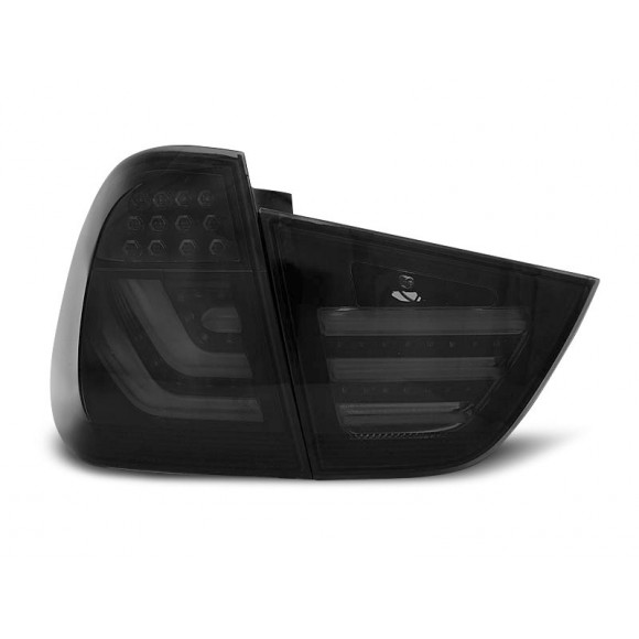 BMW 3 Series E90 09-11 LED Tube Taillights Smoke