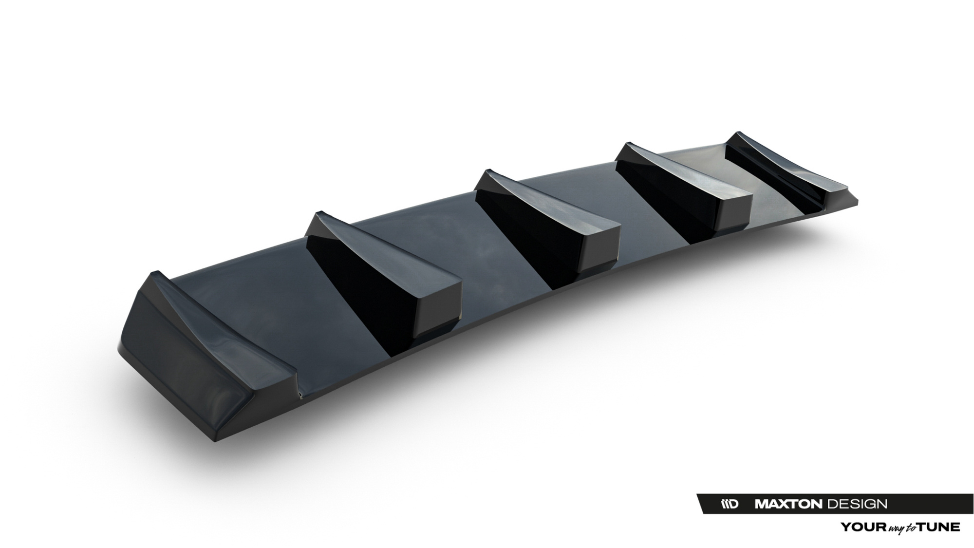Diffuser Splitter Lexus IS 500 Mk3 Facelift 2 (XE30) Maxton Glans Zwart