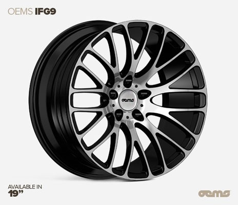 OEMS IFG 9 19X9.5 5X120 33 MB Wheels