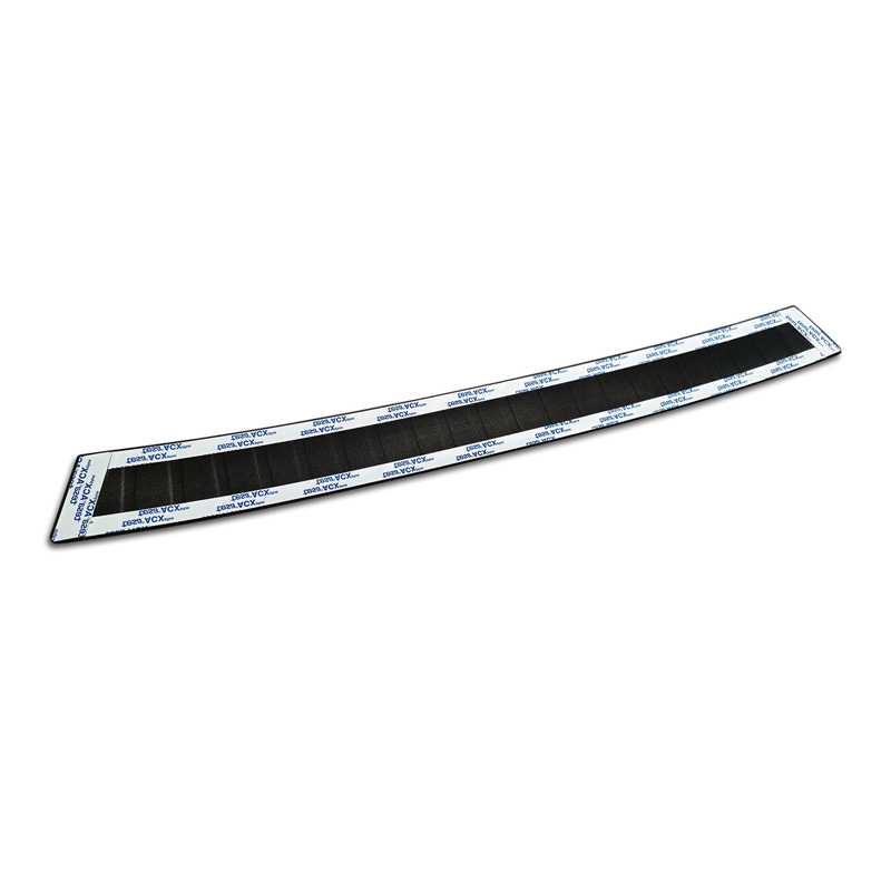 Avisa Matt Black Stainless Steel Rear bumper protector  Peugeot 3008 III 2024- 'Ribs'