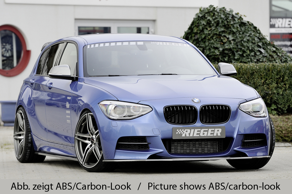Voorspoiler passend voor BMW 1Serie F20/F21 2012-2015 Ongespoten Rieger