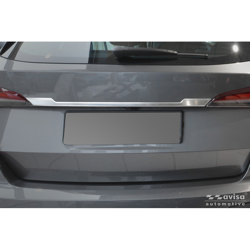 Avisa Brushed Stainless Steel Trunk Tailgate Trim Cover  Skoda Kamiq (NW4) 2019-2024 & Facelift 2024-