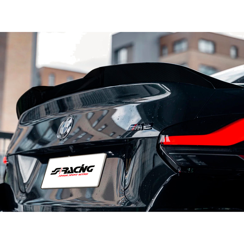 Simoni Racing Universal adhesive spoiler for trunk or roof – 122×8 cm