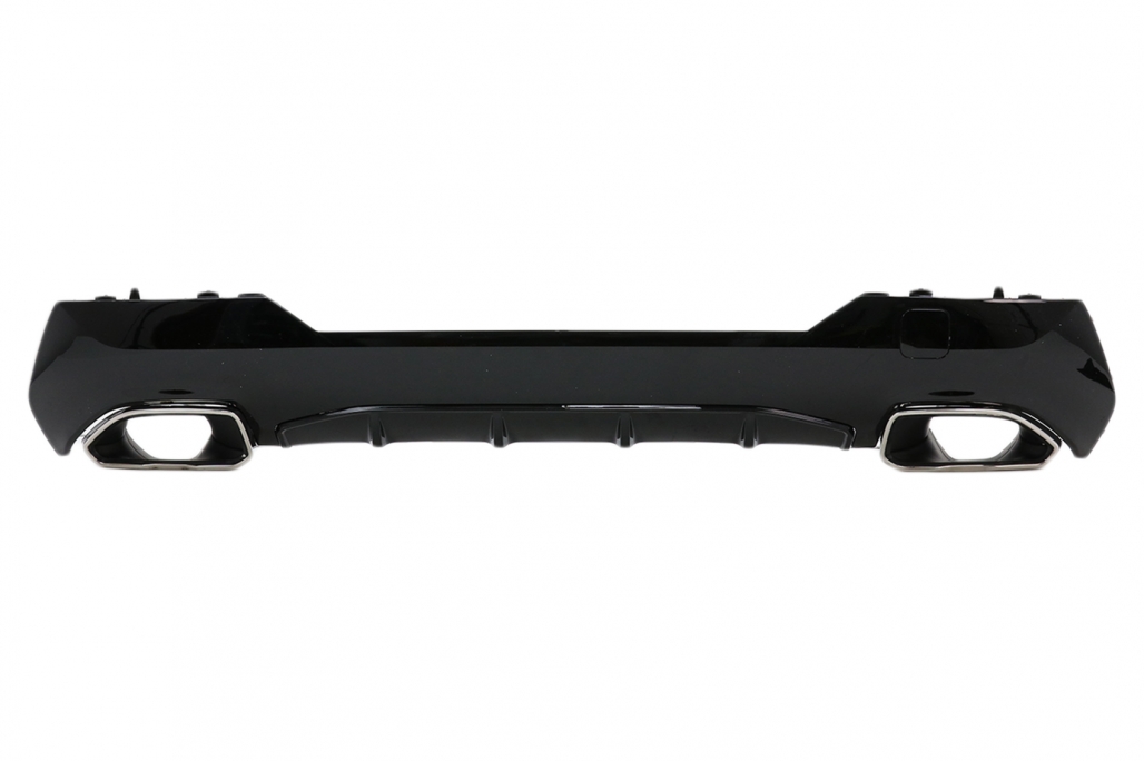 M440i Design Diffuser passend voor BMW 4 Serie G22 G23 M Pakket Zilver Sierstukken