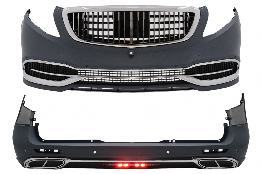 Bodykit passend voor Mercedes V-Klasse W447 15-19 Antraciet Grijs gespoten