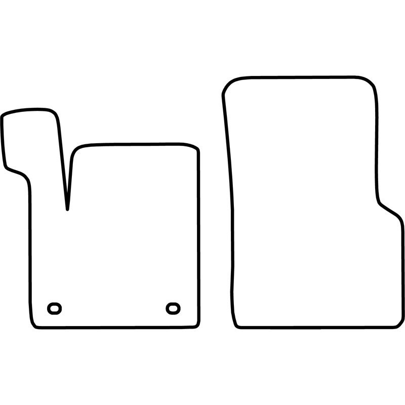 Set car mats  Renault Espace 1997-2002 (only front)