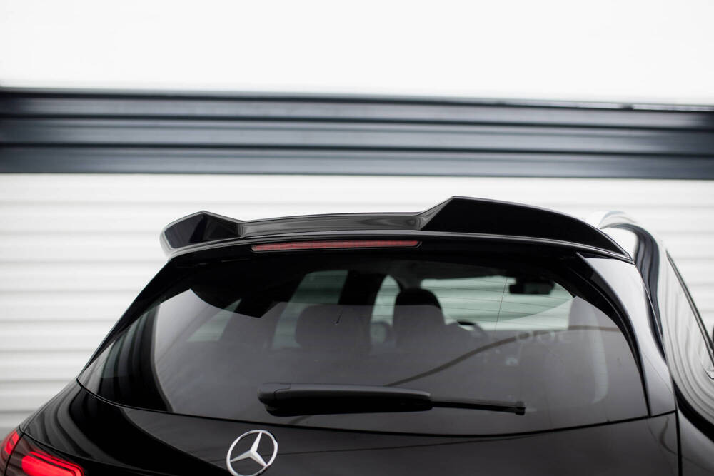 Spoiler passend voor Mercedes GLC AMG Pakket X254 Maxton Glans Zwart