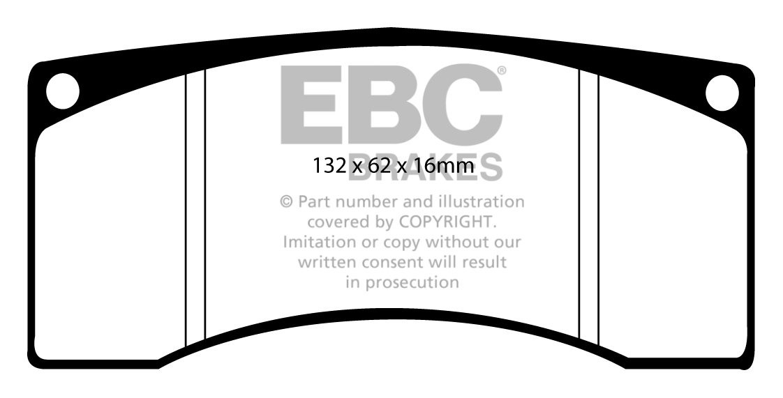 EBC Brakes SAAB 9-mei 2.0 Turbo XWD 2010-.. Remblokken achterzij