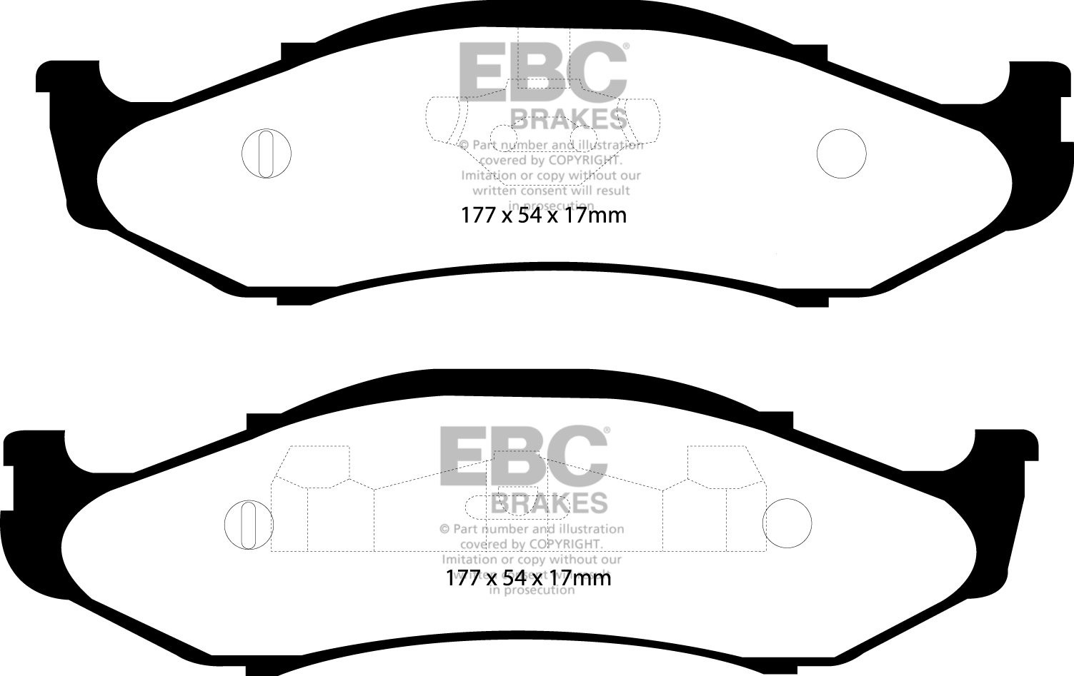 EBC Brakes JEEP Grand Cherokee 4.0 96-99 Remblokken voorzijde