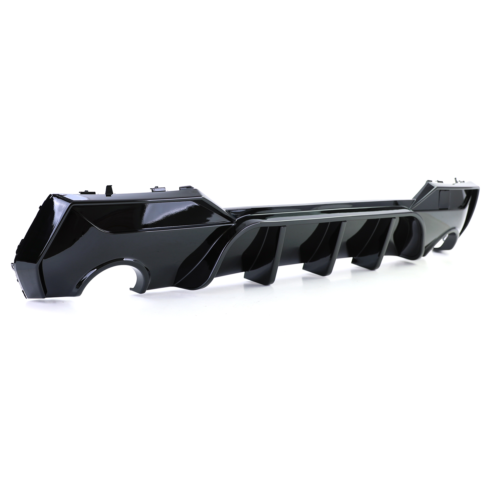 Diffuser passend voor BMW 4 Serie M Pakket G22 G23 Glans Zwart
