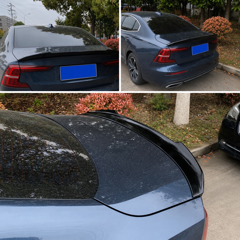 Rear spoiler  Volvo S60 III 2019- (ABS Glossy Black)