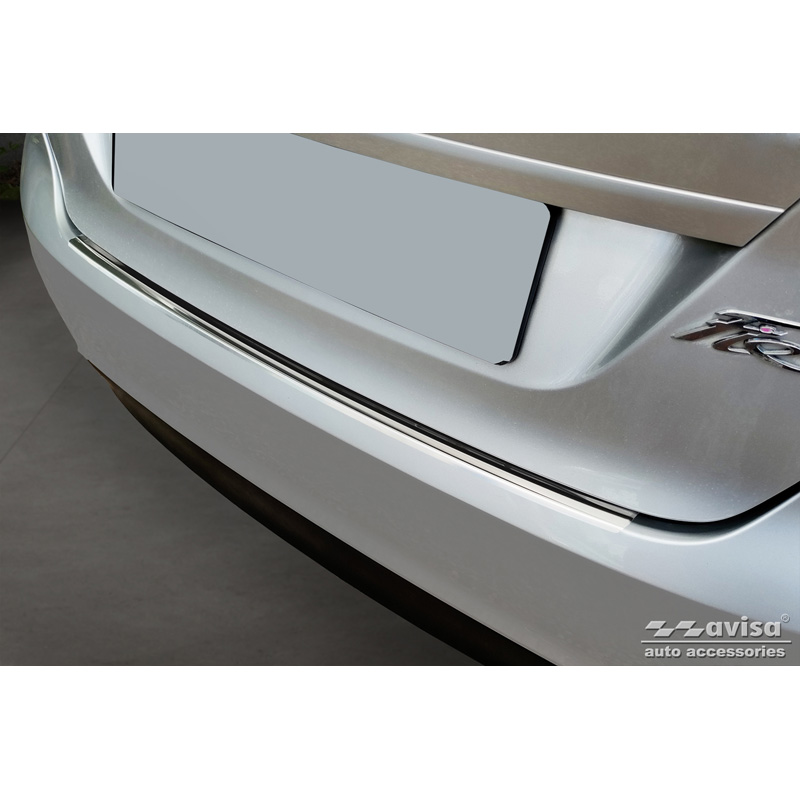 Stainless Steel Rear bumper protector  Ford Fiesta 3/5-doors 2008-2012 & FL 2012-2017 incl. Fiesta Van