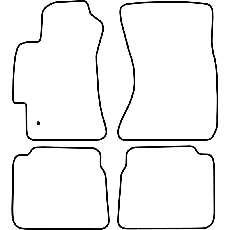 Set velour car mats  Subaru Legacy 2004-2010
