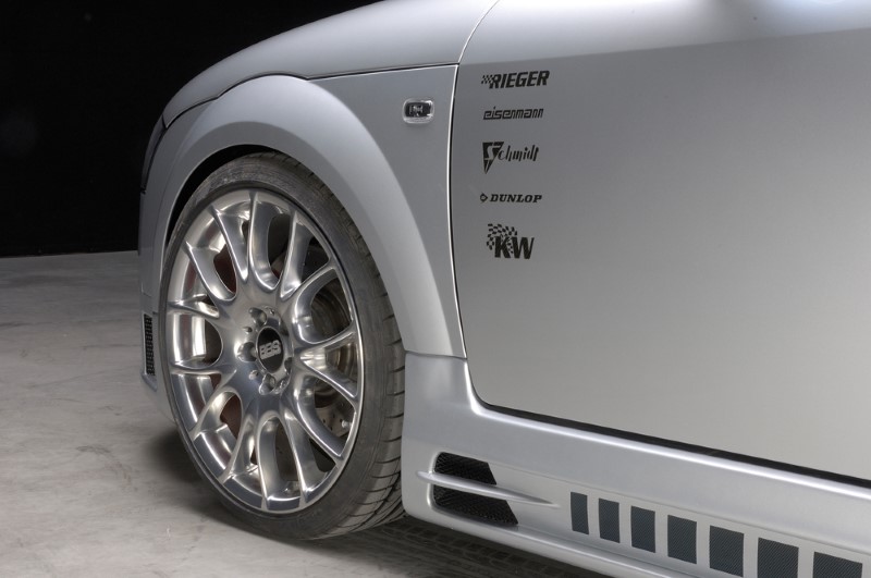 Sideskirts passend voor Audi TT with 2 schacht and 2 uitsnedes Rieger