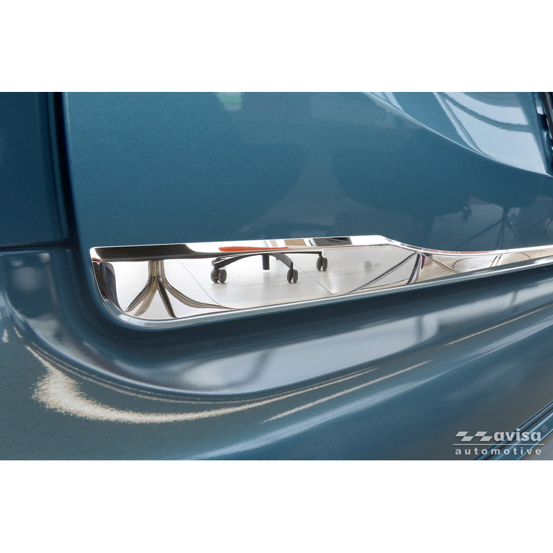 Avisa Chrome Stainless Steel Trunk Tailgate Trim Cover  Toyota Proace City Verso 2019-2024 & Facelift 2024-