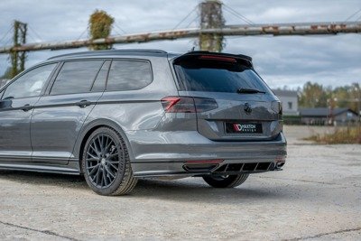 Diffuser passend voor VW Passat R-Line B8 Glans Zwart