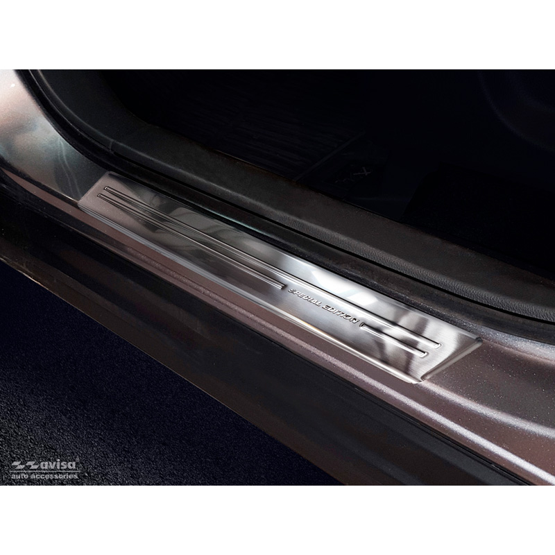 Inox door sill protectors  Mitsubishi Eclipse Cross 2018- incl. PHEV 'Special Edition' - 4-pieces