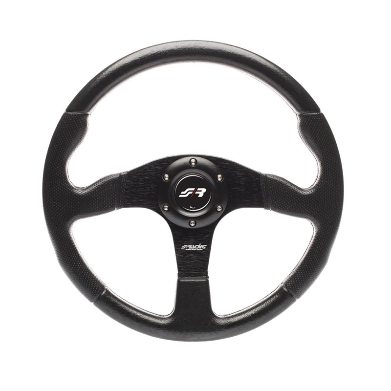 Simoni Racing Universal Steering Wheel Match - Black PU - Diameter 350mm