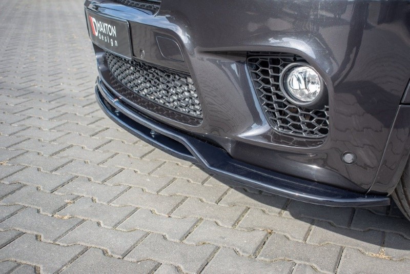 Voorspoiler passend voor BMW X5 E70 Facelift M-Pack Glanzend Zwart