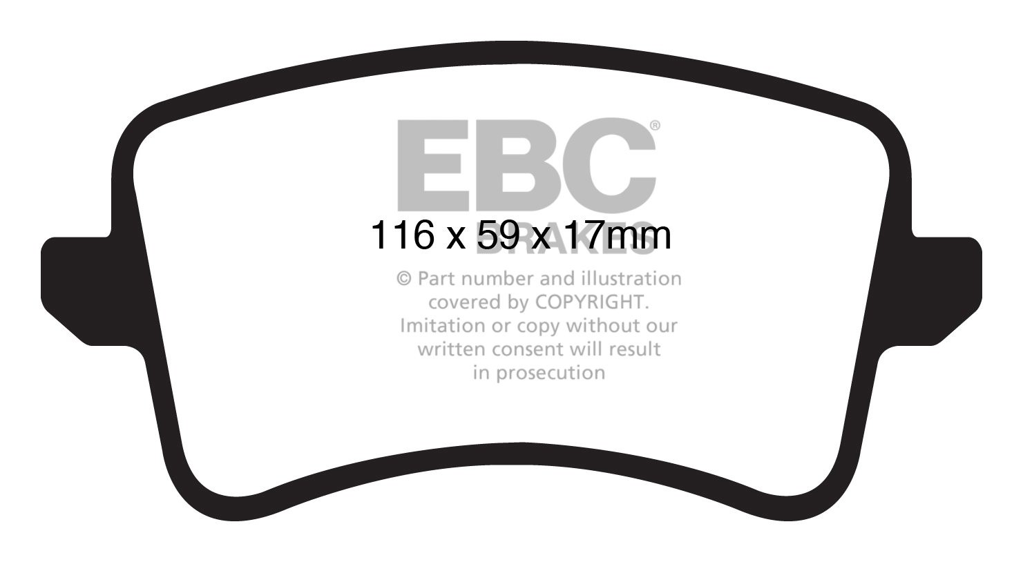 EBC Brakes AUDI A4 8K Allroad Quattro 3.0 TD 2009-.. Remblokken