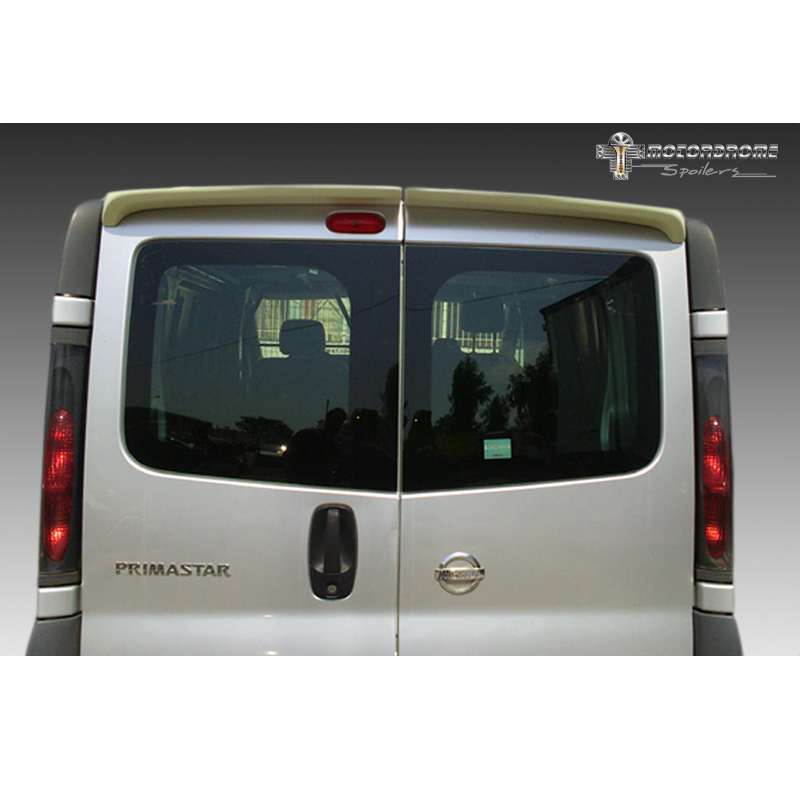 Roof spoiler  Nissan Primastar/NV300 & Opel Vivaro & Renault Trafic & Fiat Talento (Models with rear doors) (PU)