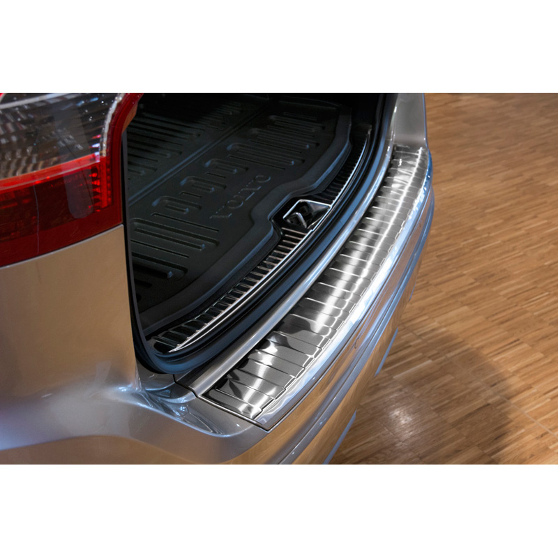 Stainless Steel Rear bumper protector  Volvo XC60 2013-2016 'Ribs'