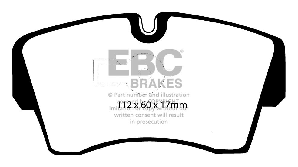 EBC Brakes OPEL Senator 2.5 87-90 Remblokken voorzijde