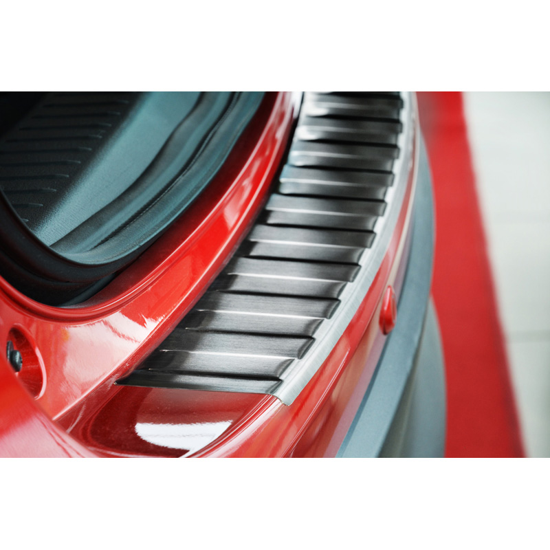 Black Stainless Steel Rear bumper protector  Mazda CX-5 2012-2017 'Ribs'