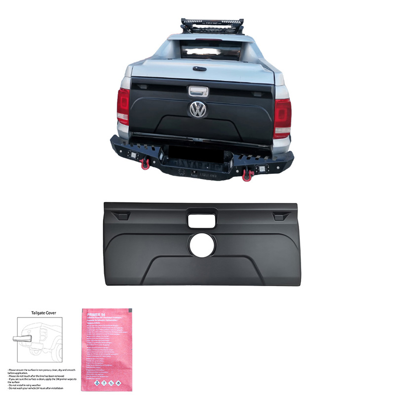 Tailgate Cover  Volkswagen Amarok MK1 2010-2022 - Matt black