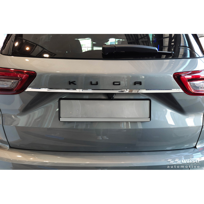 Avisa Chrome Stainless Steel Trunk Tailgate Trim Cover  Ford Kuga III 2019-2024 & Facelift 2024-